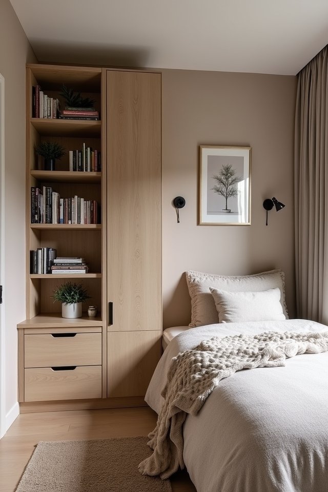 vertical storage maximizes space