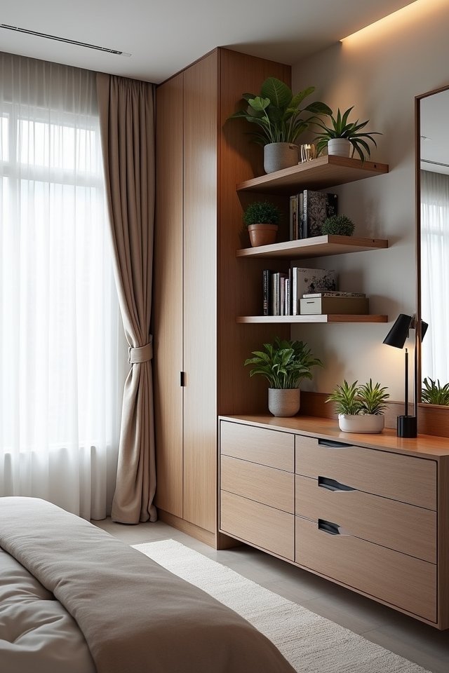 vertical storage maximizes space
