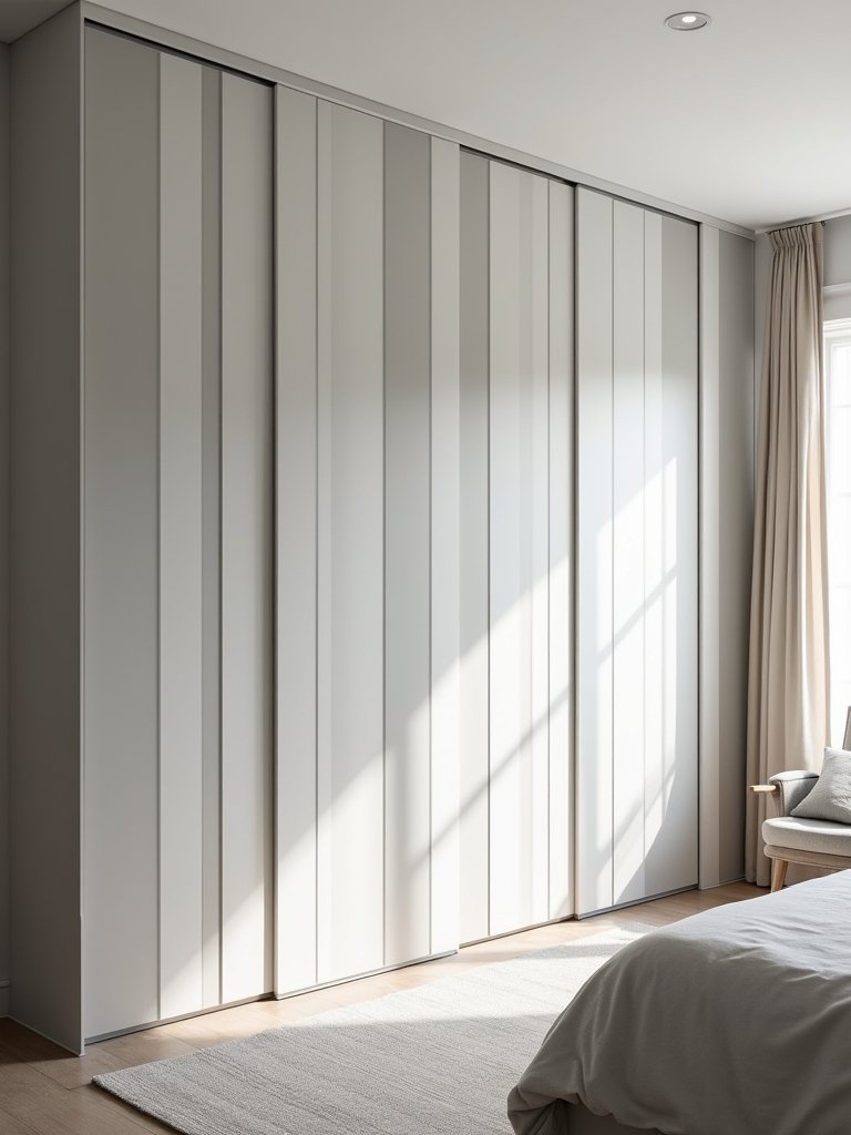 vertical striped sliding wardrobes