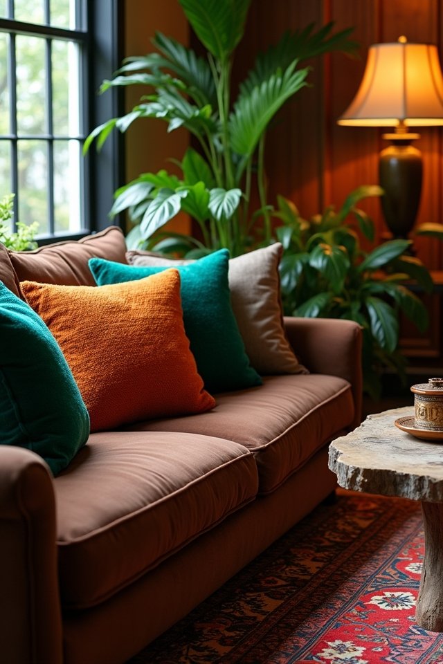 vibrant accent colors contrast