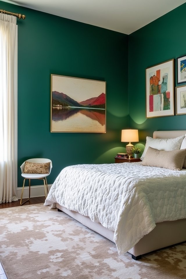 vibrant accent wall colors