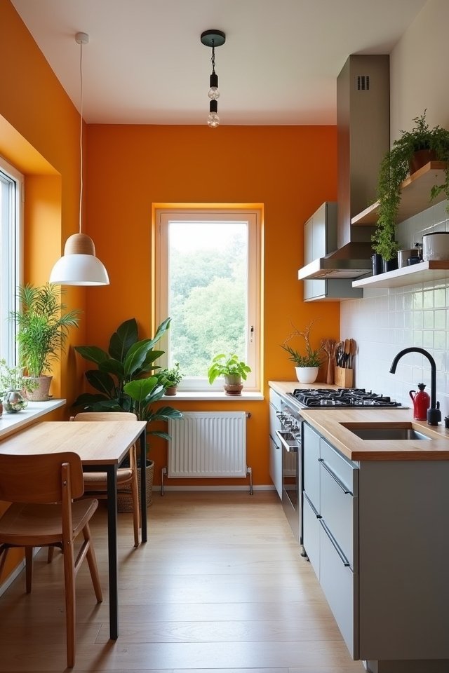 vibrant accent walls transform kitchens