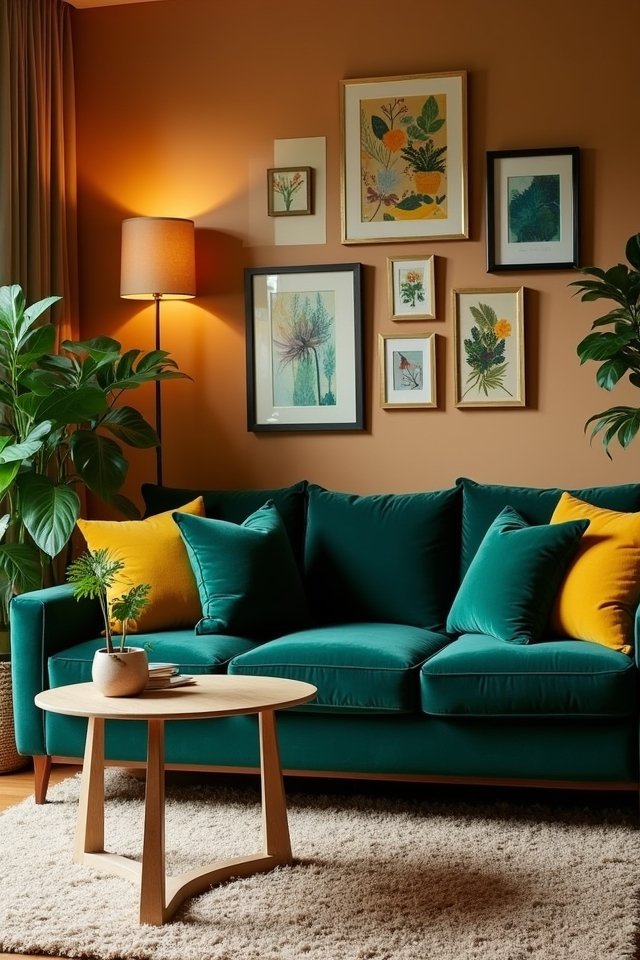 vibrant accents elevate spaces