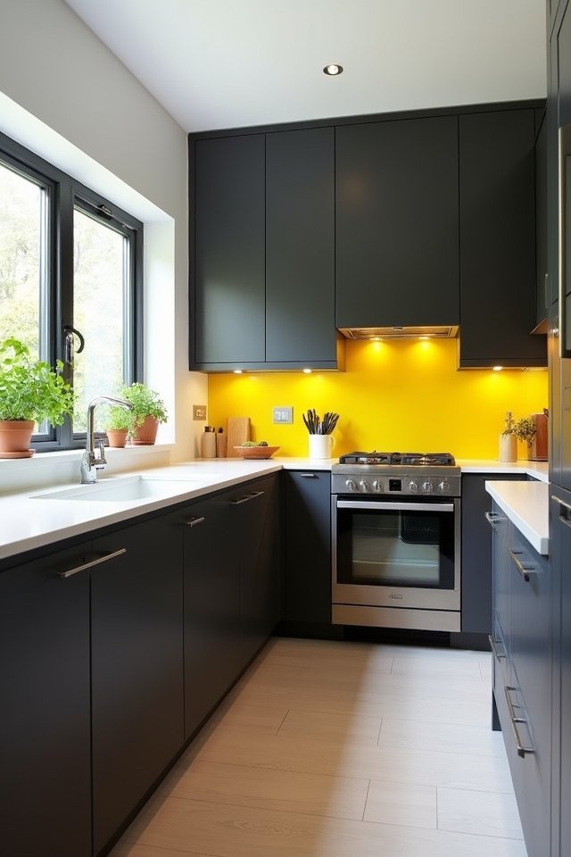 vibrant accents for kitchens