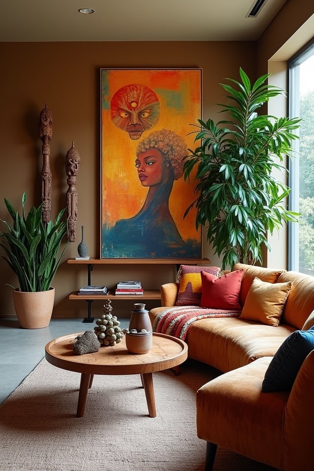 vibrant african art integration