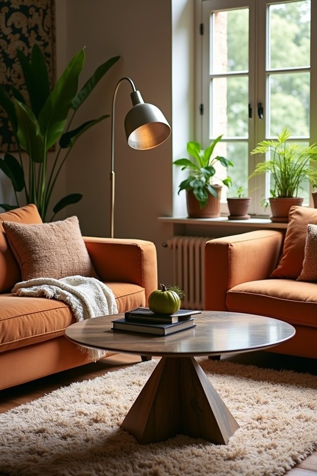 vibrant artistic coffee table