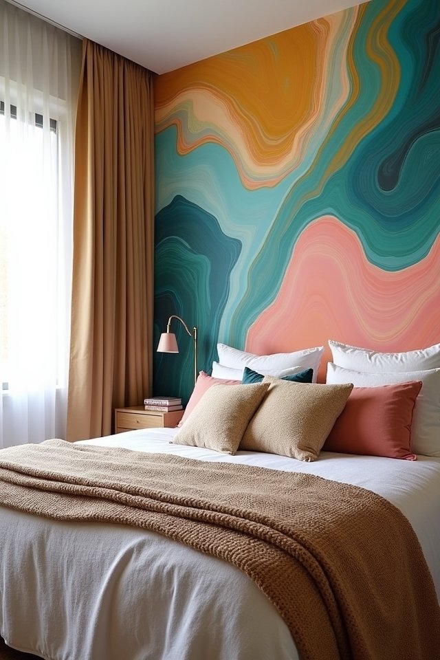 vibrant artistic wall designs