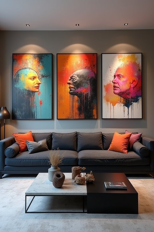 vibrant artworks energize spaces