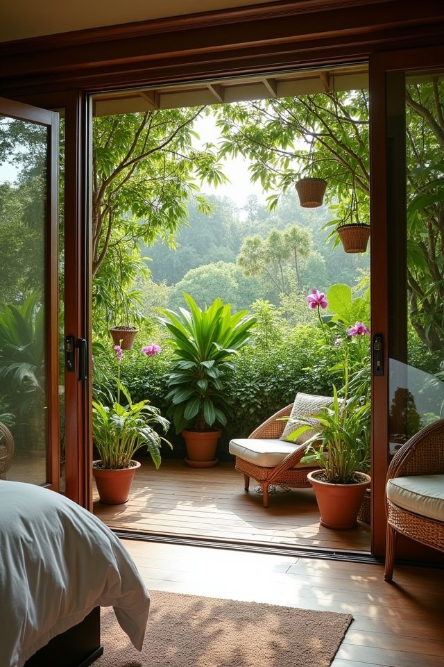 vibrant balcony garden retreat