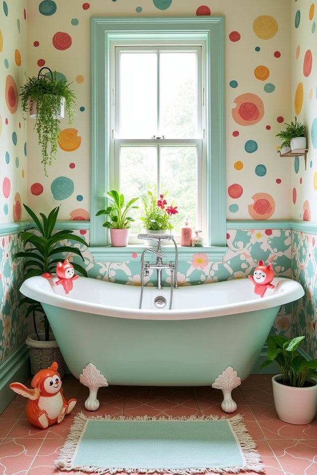 vibrant bathroom design inspiration