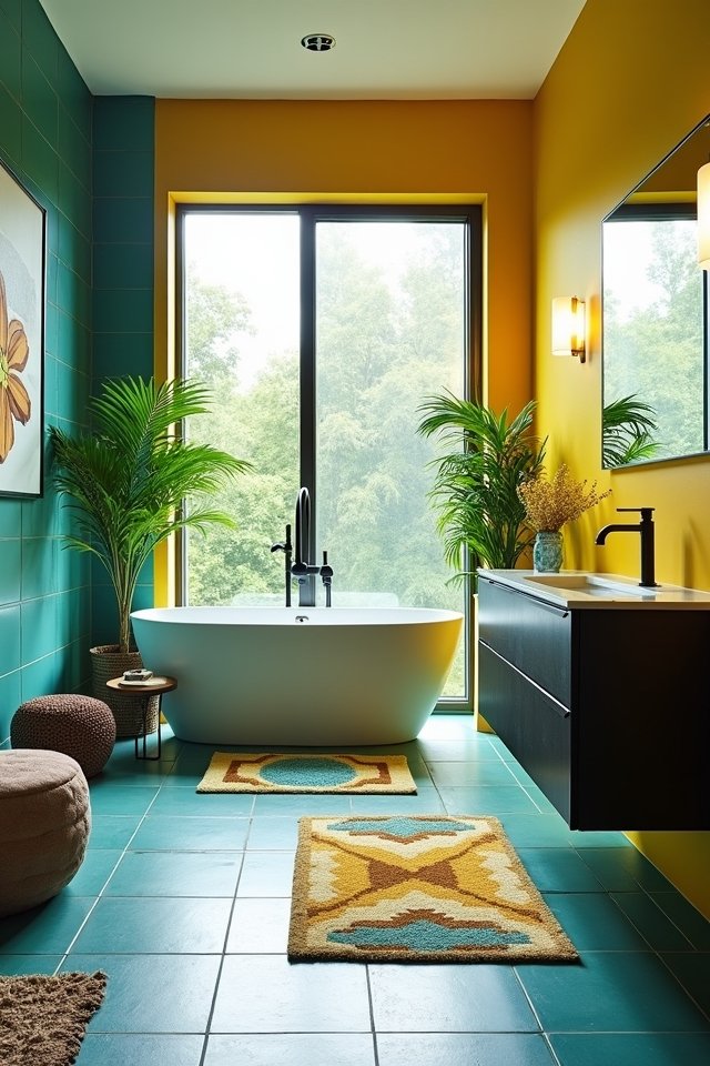 vibrant bathroom design inspiration