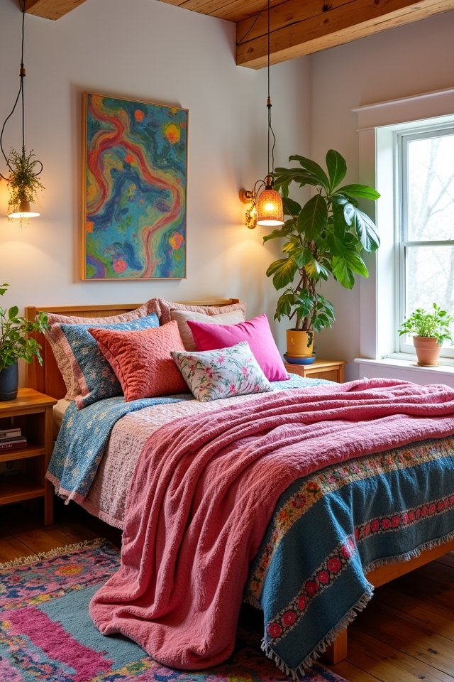 vibrant bedroom accessories ideas