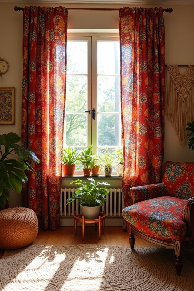 vibrant bohemian patterns flourish