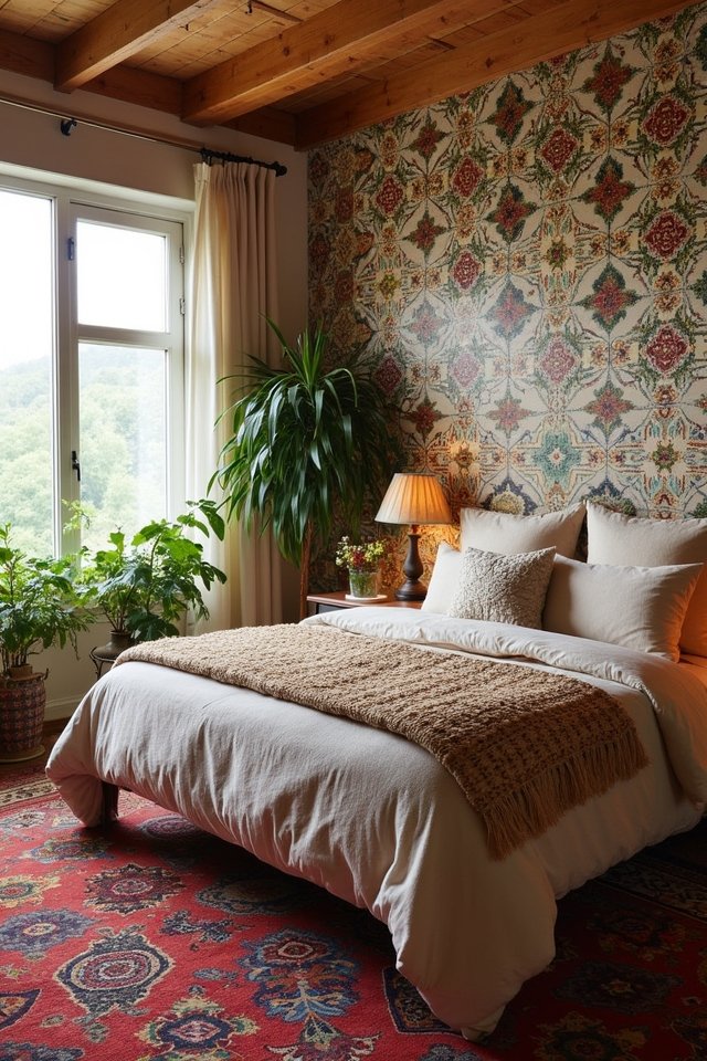 vibrant bohemian tile prints