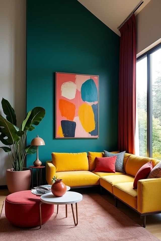 vibrant bold color schemes