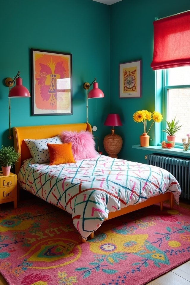 vibrant bold color schemes