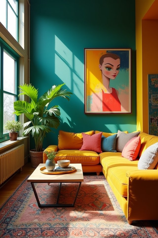 vibrant bold wall transformations