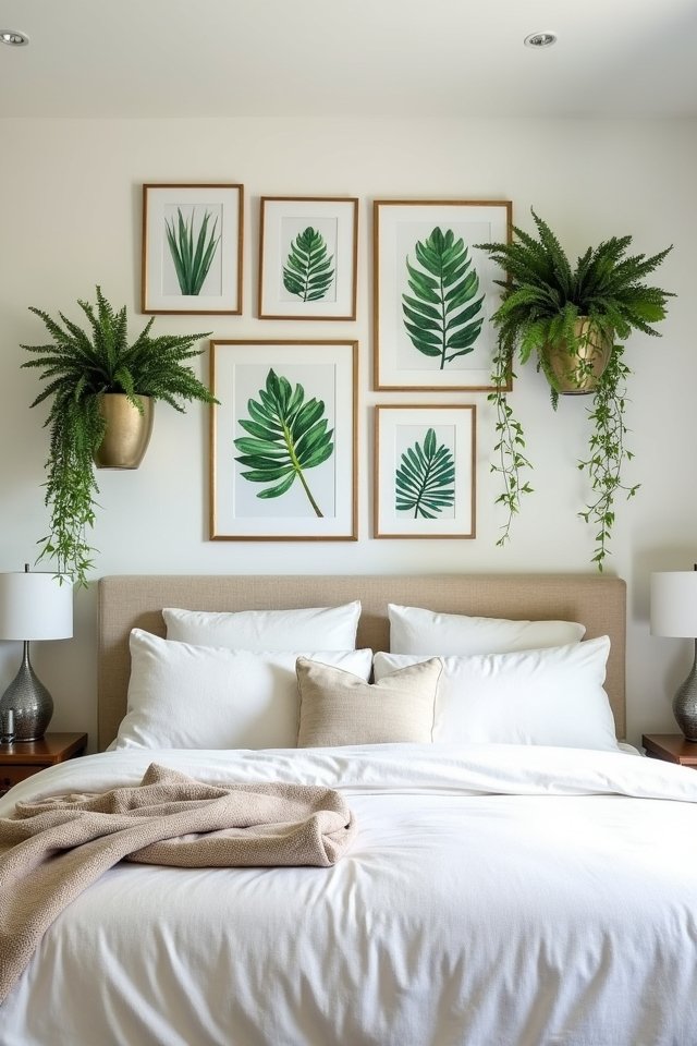 vibrant botanical bedroom oasis