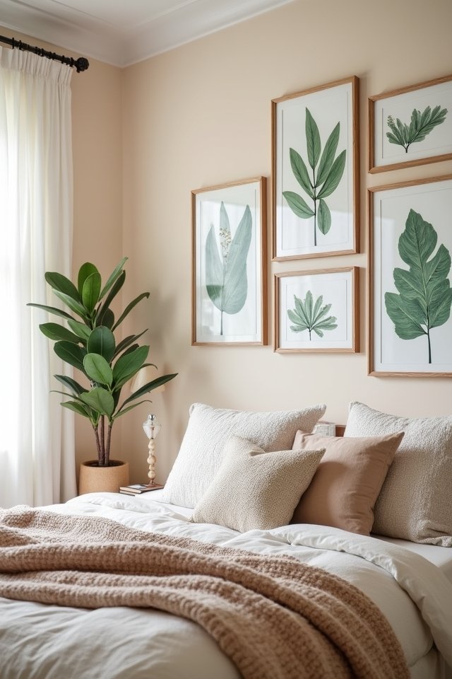 vibrant botanical wall decor