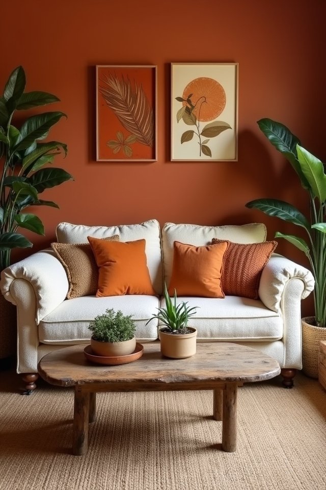 vibrant burnt orange transformation