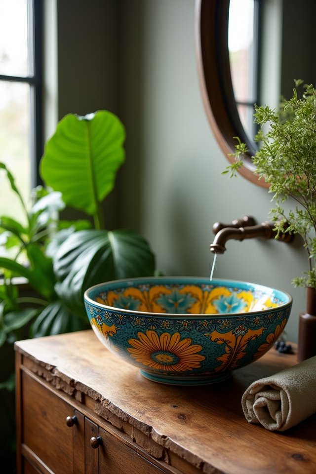 vibrant ceramic basin designs