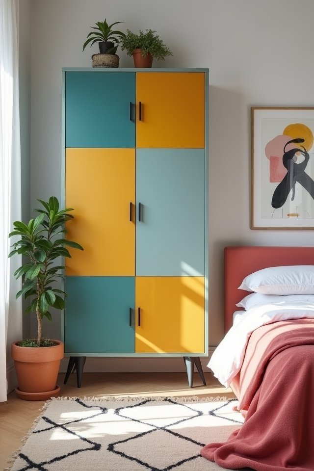 vibrant color block designs