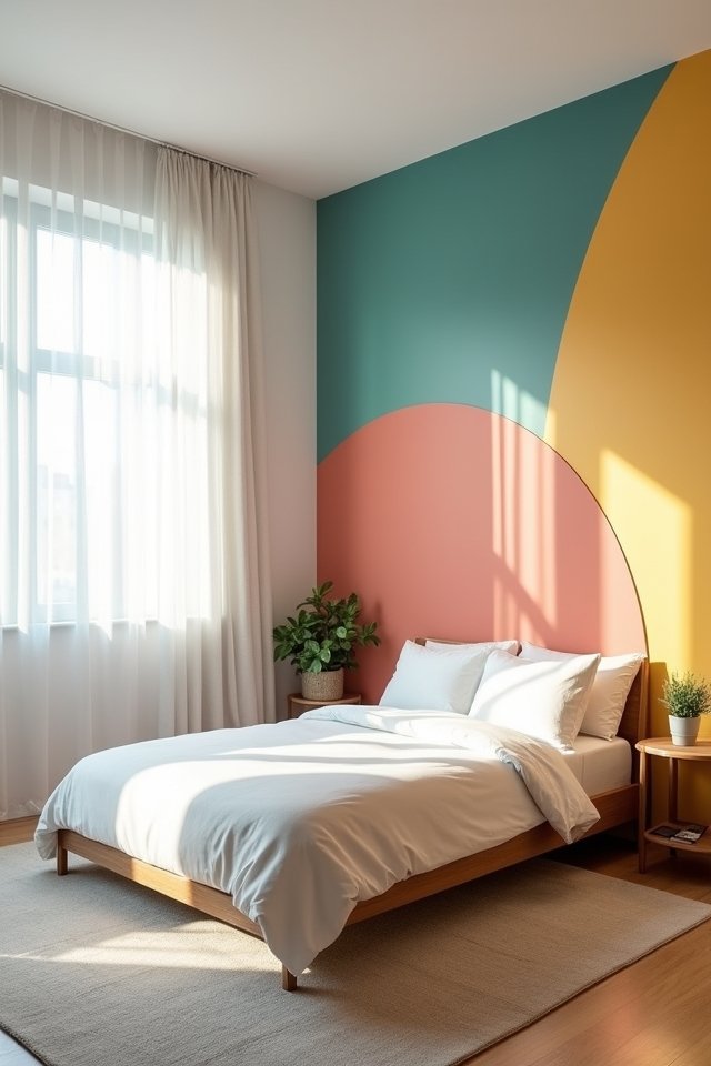 vibrant color blocking techniques