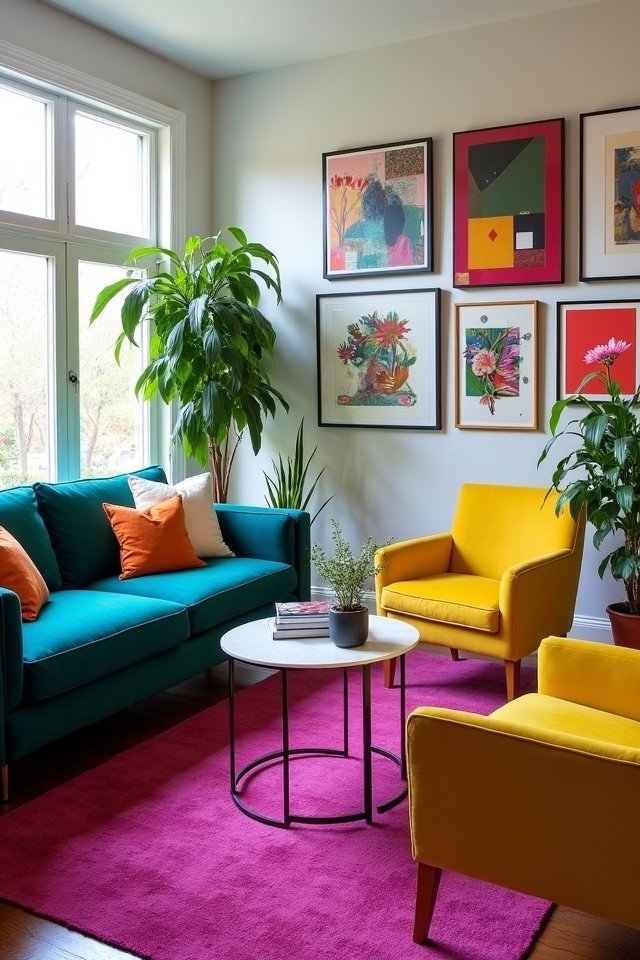 vibrant color combinations welcomed