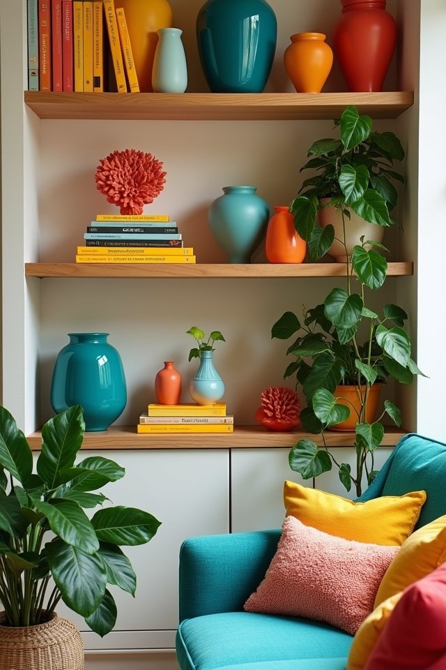 vibrant color palette experimentation