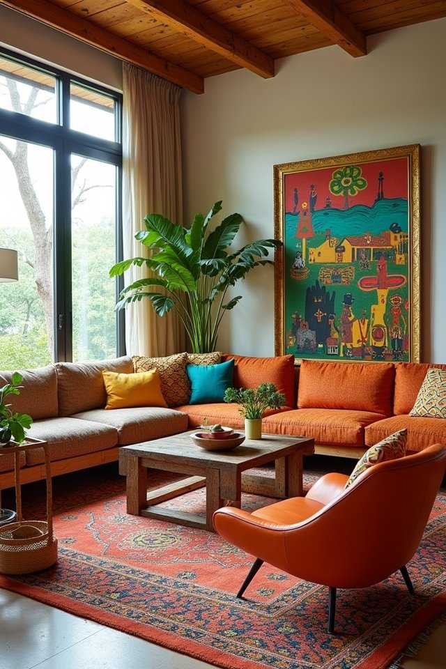 vibrant color palettes energize interiors