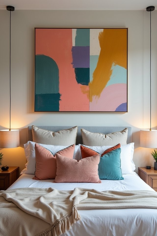 vibrant colorful art cluster