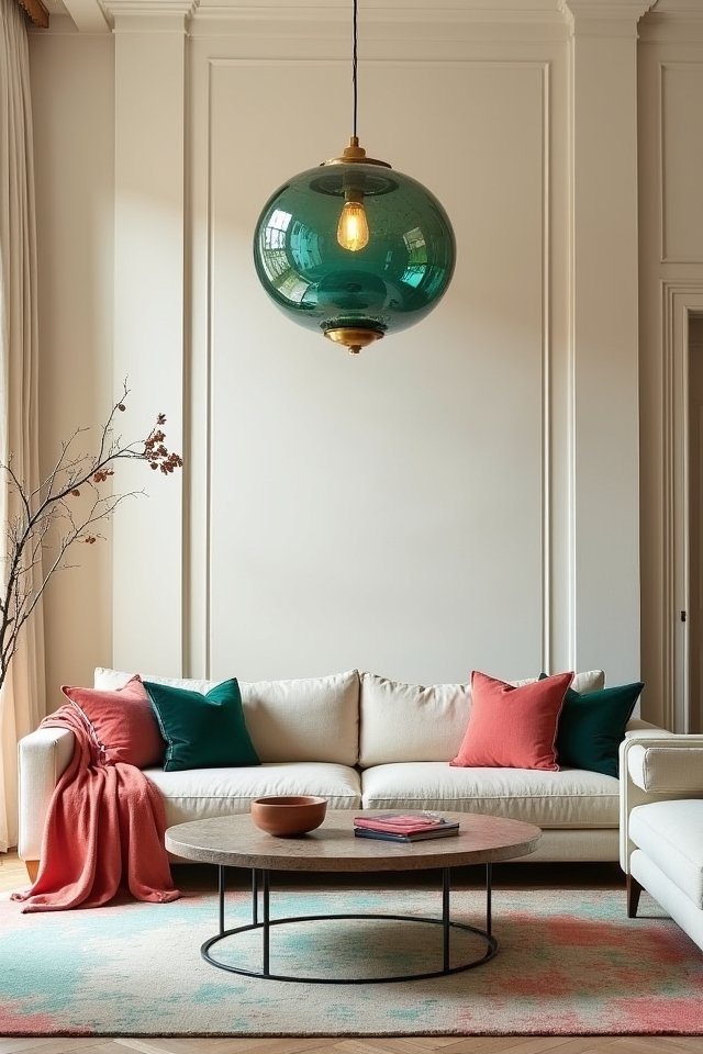 vibrant colorful lighting fixtures