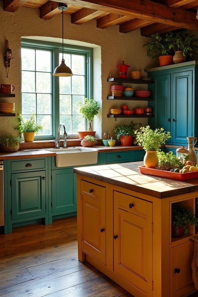 vibrant colors create warmth