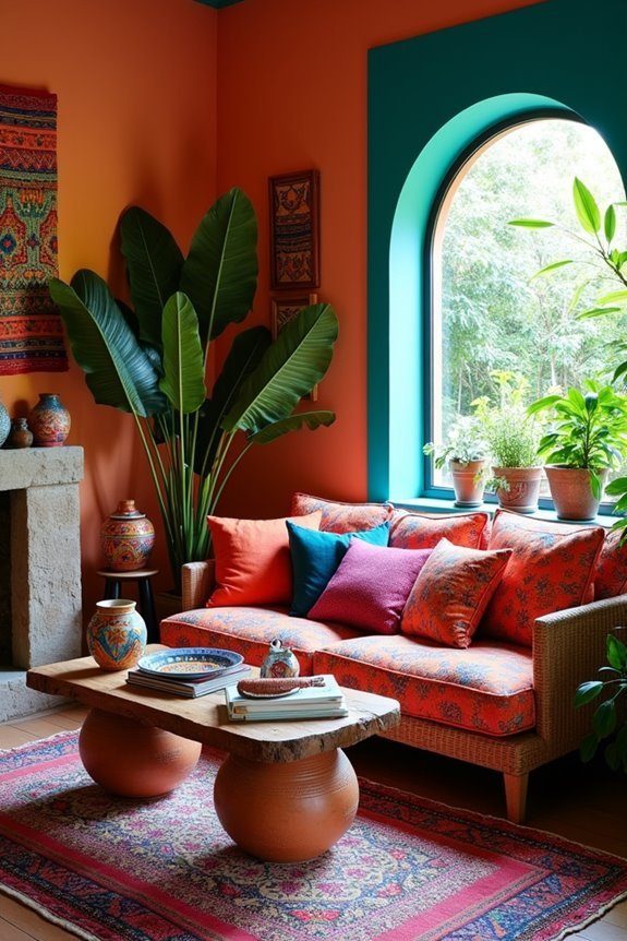 vibrant colors energize spaces