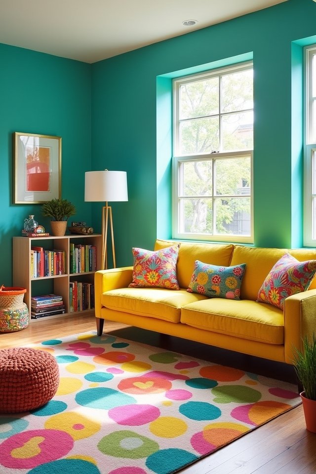 vibrant colors energize spaces