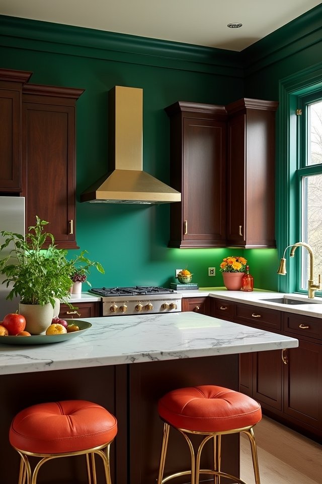 vibrant colors enhance warmth