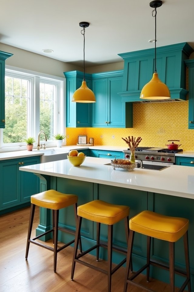 vibrant colors transform kitchens