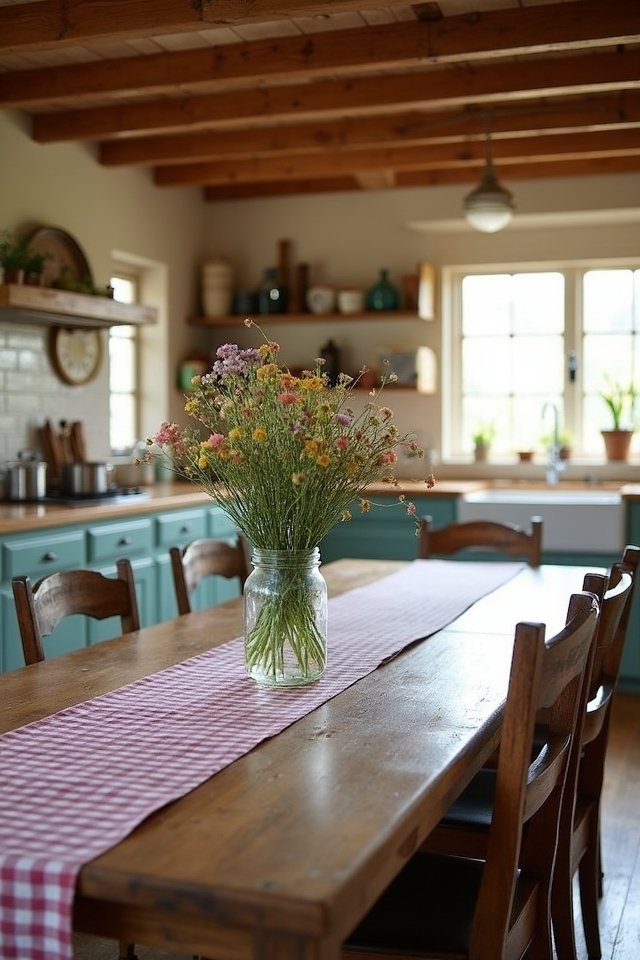 vibrant communal dining space
