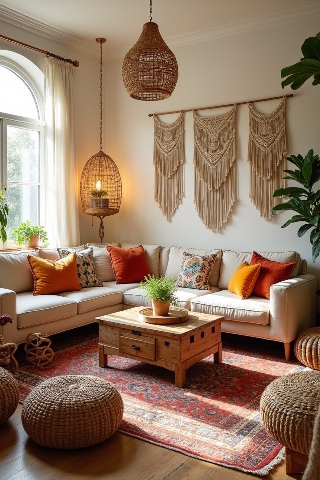 vibrant cozy bohemian retreat