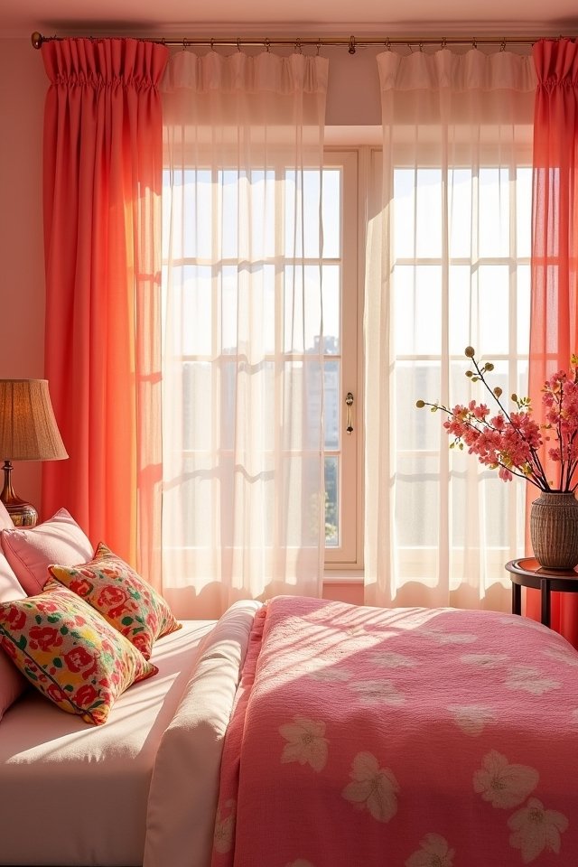 vibrant curtains transform bedrooms