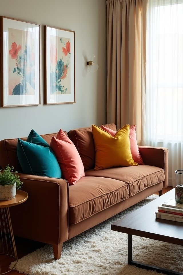 vibrant cushions for transformation