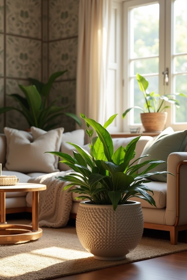 vibrant decorative plant pots