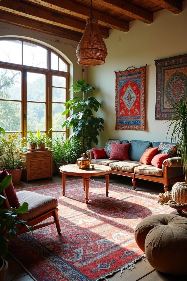 vibrant eclectic bohemian decor