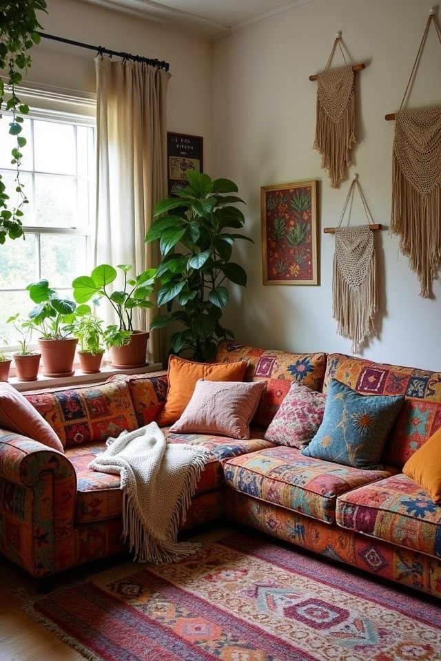 vibrant eclectic bohemian decor