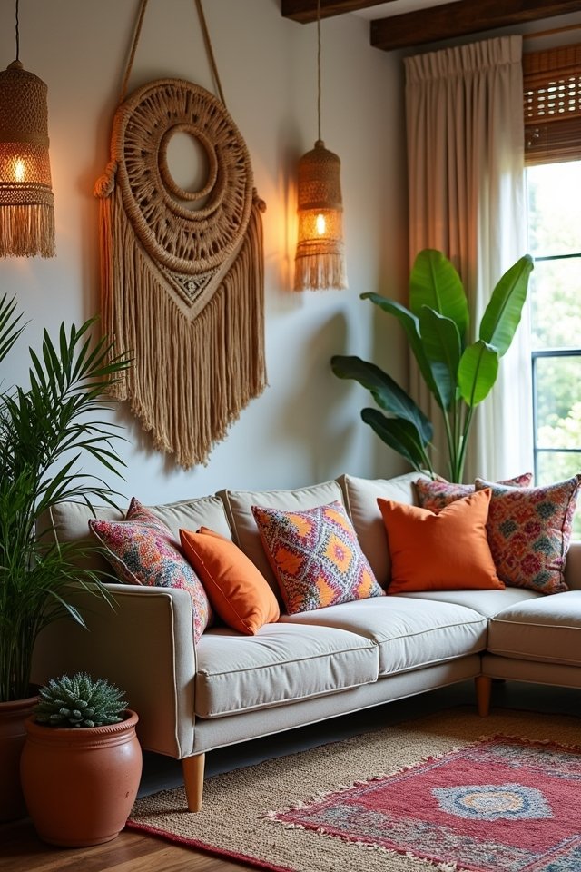 vibrant eclectic cozy oasis