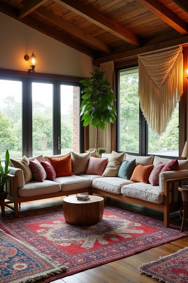 vibrant eclectic cozy sanctuary