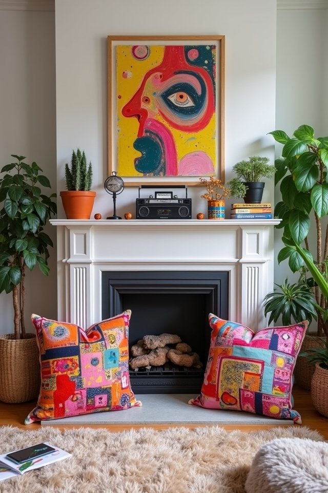 vibrant eclectic home decor