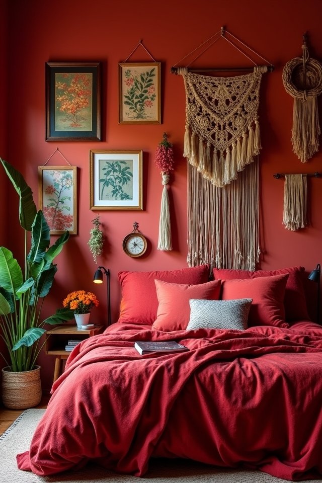 vibrant eclectic wall art