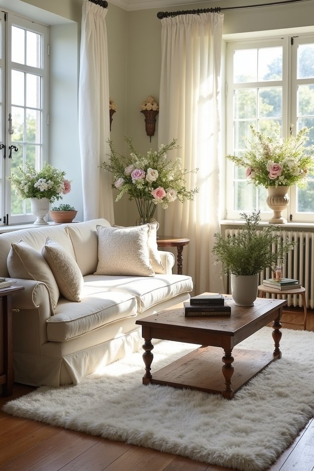 vibrant floral arrangements indoors