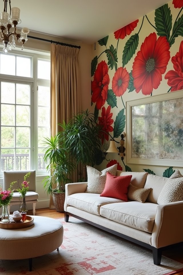 vibrant floral pattern transformations